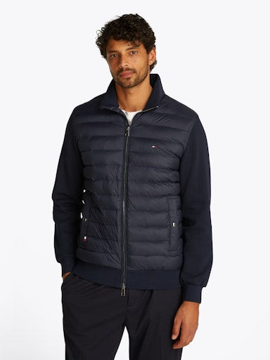 An image of the Tommy Hilfiger Stand Collar Quilted Sweatshirt