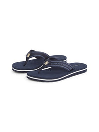 An image of the Tommy Hilfiger Hilfiger Webbing Tonal Logo Flip-Flops
