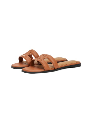 An image of the Tommy Hilfiger TH Logo Strap Mule