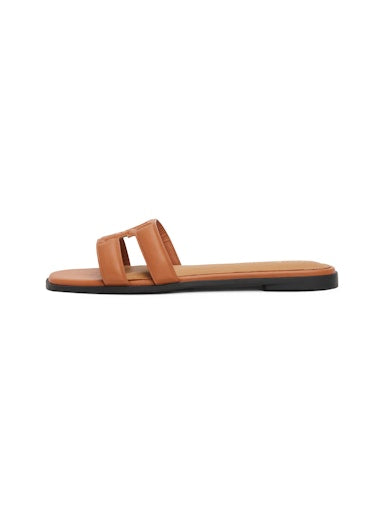An image of the Tommy Hilfiger TH Logo Strap Mule