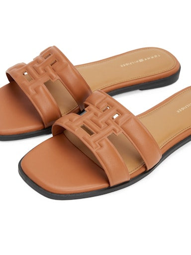An image of the Tommy Hilfiger TH Logo Strap Mule