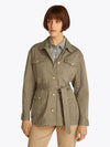 An image of the Tommy Hilfiger Gold Button Utility Jacket