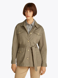 An image of the Tommy Hilfiger Gold Button Utility Jacket