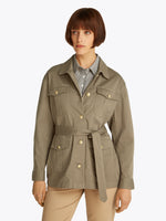 An image of the Tommy Hilfiger Gold Button Utility Jacket