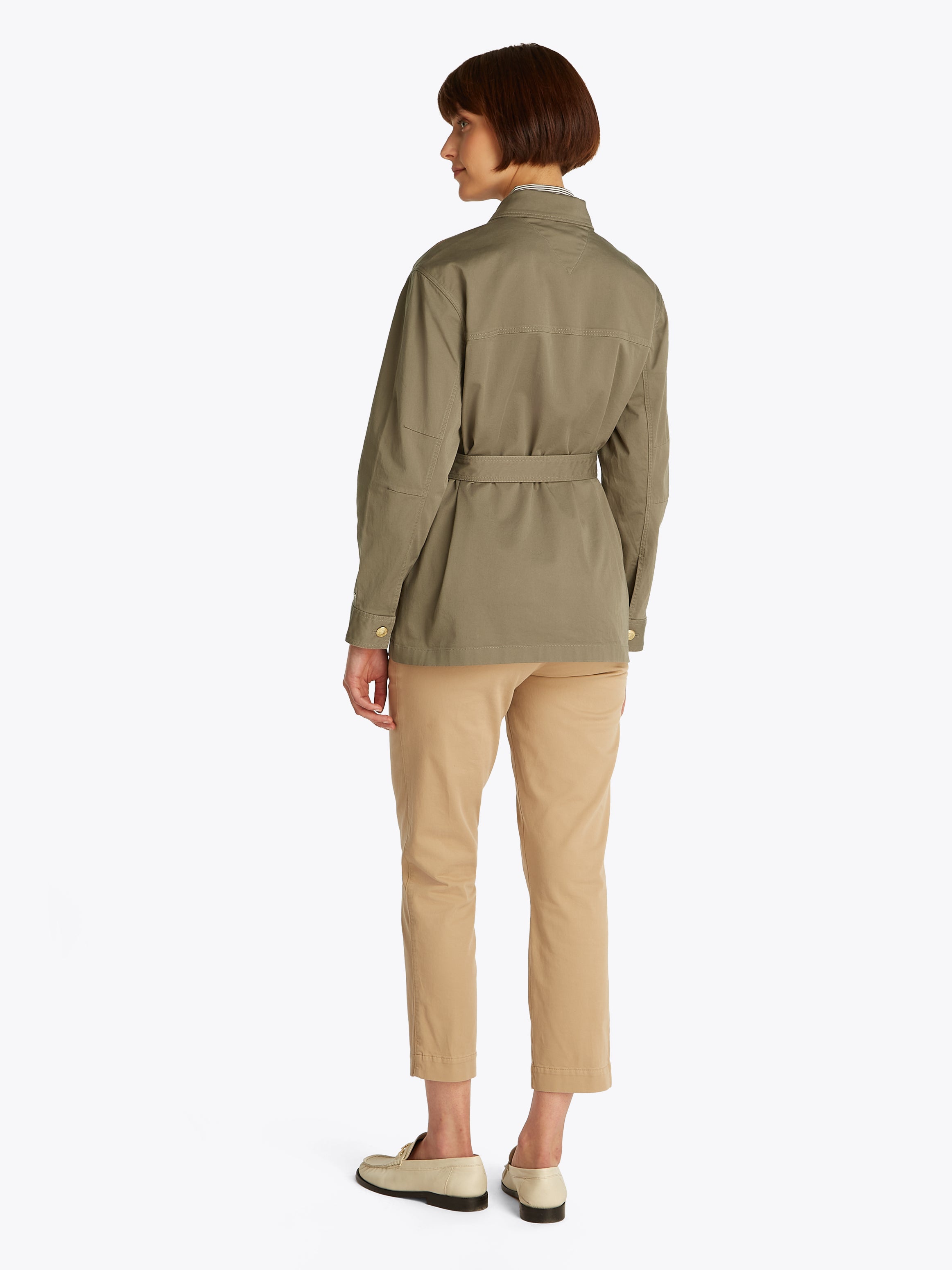 An image of the Tommy Hilfiger Gold Button Utility Jacket