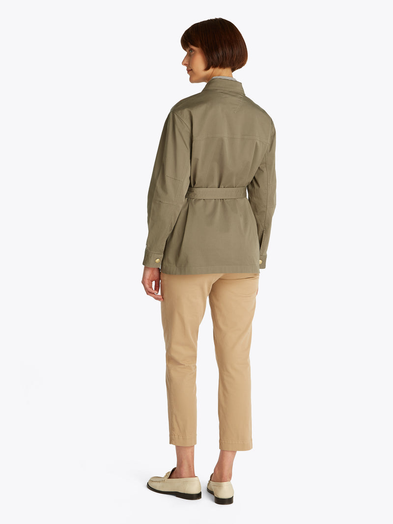 An image of the Tommy Hilfiger Gold Button Utility Jacket