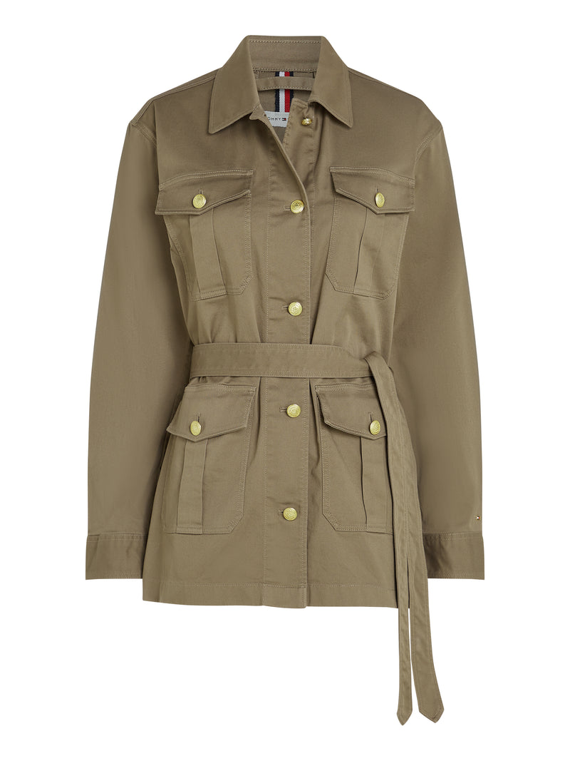An image of the Tommy Hilfiger Gold Button Utility Jacket