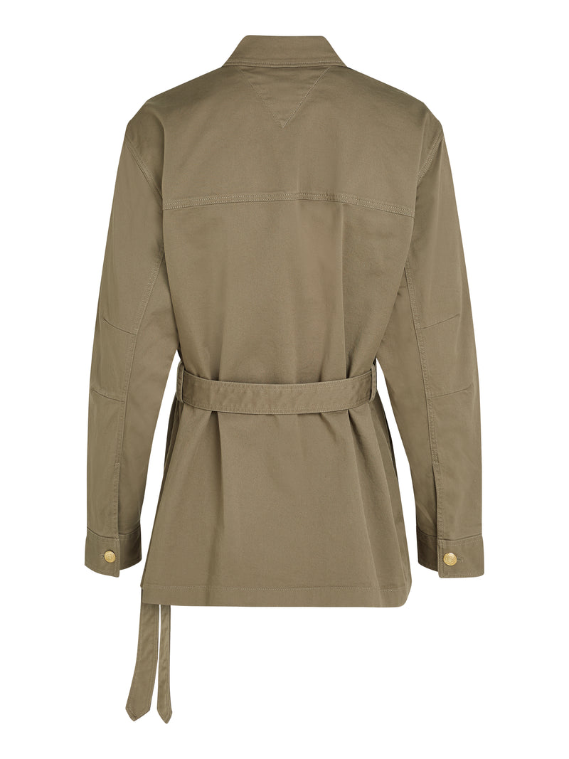 An image of the Tommy Hilfiger Gold Button Utility Jacket