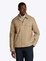 An image of the Tommy Hilfiger Cotton Nylon Shirt Jacket