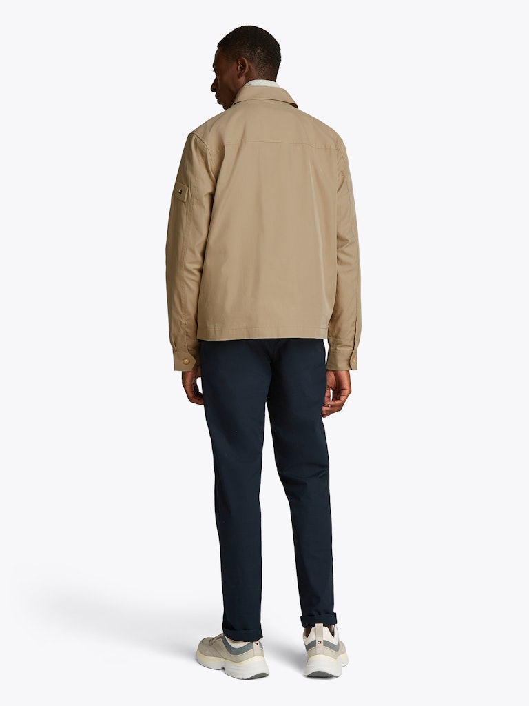 An image of the Tommy Hilfiger Cotton Nylon Shirt Jacket