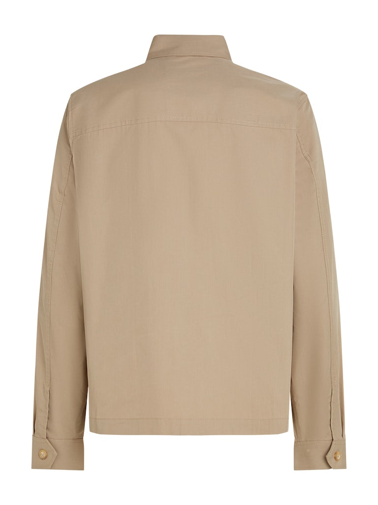 An image of the Tommy Hilfiger Cotton Nylon Shirt Jacket