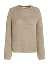 An image of the Tommy Hilfiger Pointelle Crochet Jumper