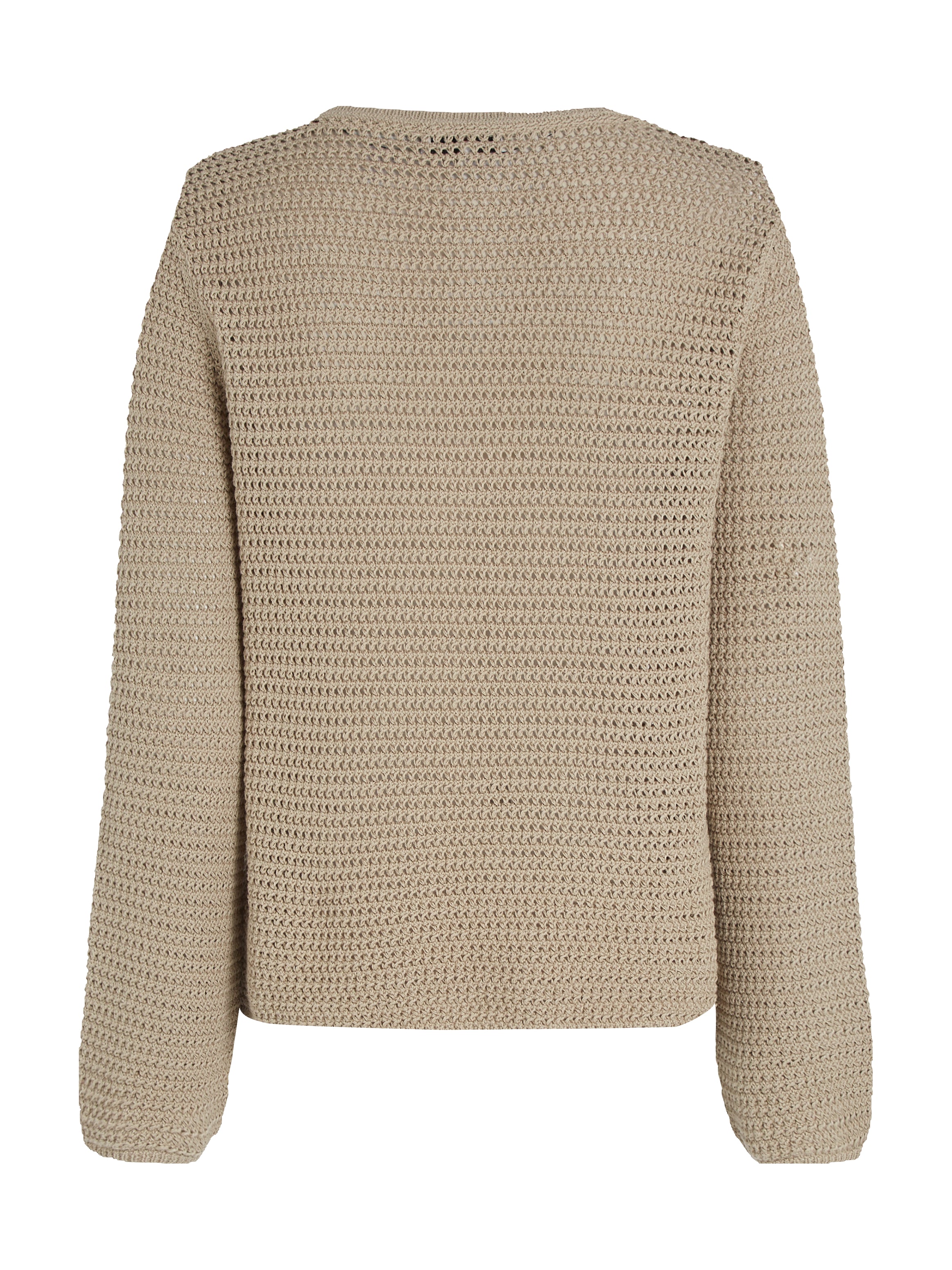 An image of the Tommy Hilfiger Pointelle Crochet Jumper