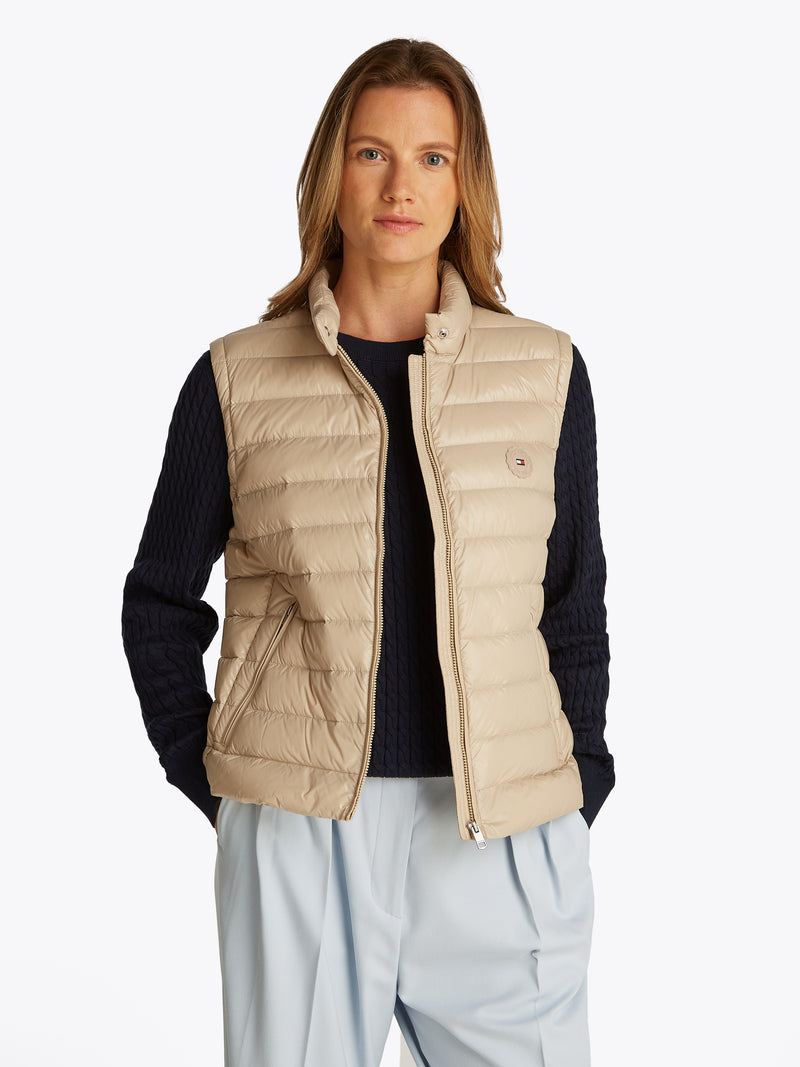 An image of the Tommy Hilfiger Ultra Light Down Mock Neck Gilet