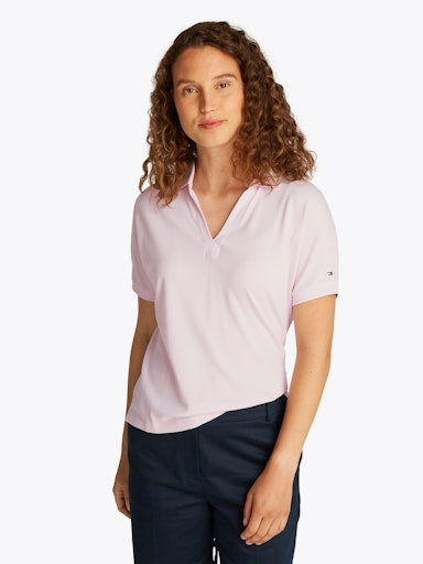 An image of the Tommy Hilfiger Open-Neck Relaxed Polo