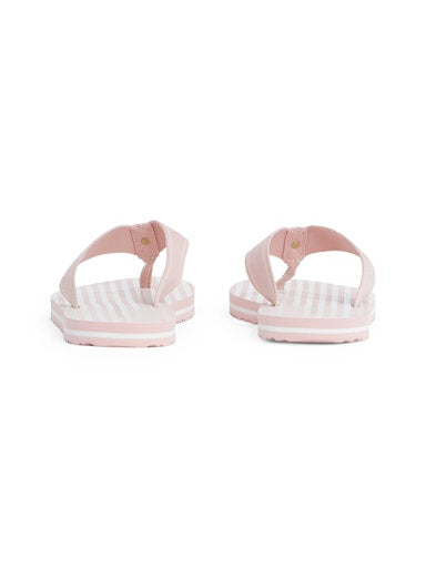 An image of the Tommy Hilfiger Stripe Logo Webbing Flip-Flops