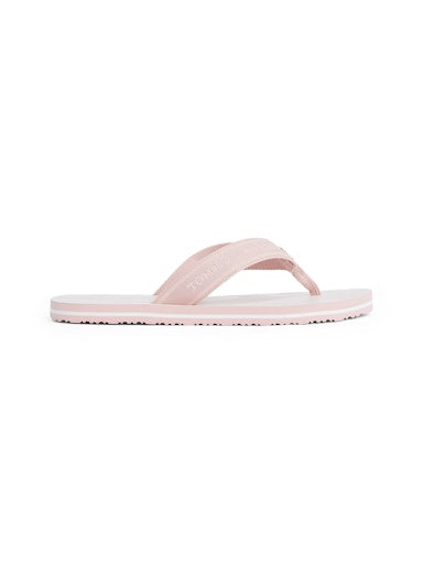 An image of the Tommy Hilfiger Stripe Logo Webbing Flip-Flops