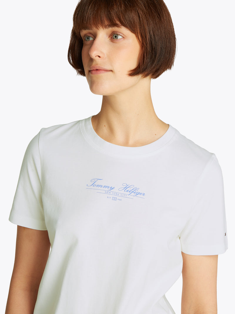 An image of the Tommy Hilfiger Logo Crew Neck T-Shirt