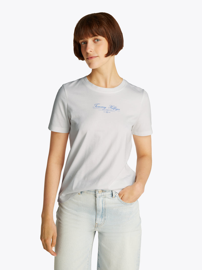 An image of the Tommy Hilfiger Logo Crew Neck T-Shirt