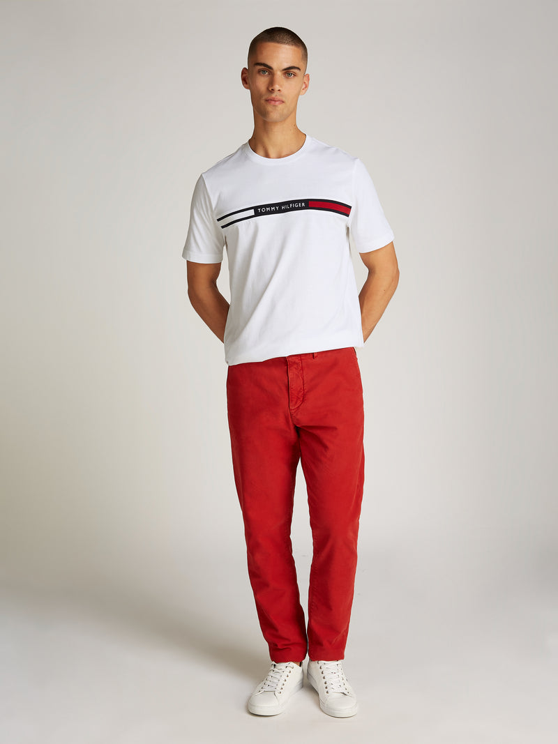 An image of the Tommy Hilfiger Crew Neck Logo Panel T-Shirt