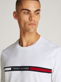 An image of the Tommy Hilfiger Crew Neck Logo Panel T-Shirt
