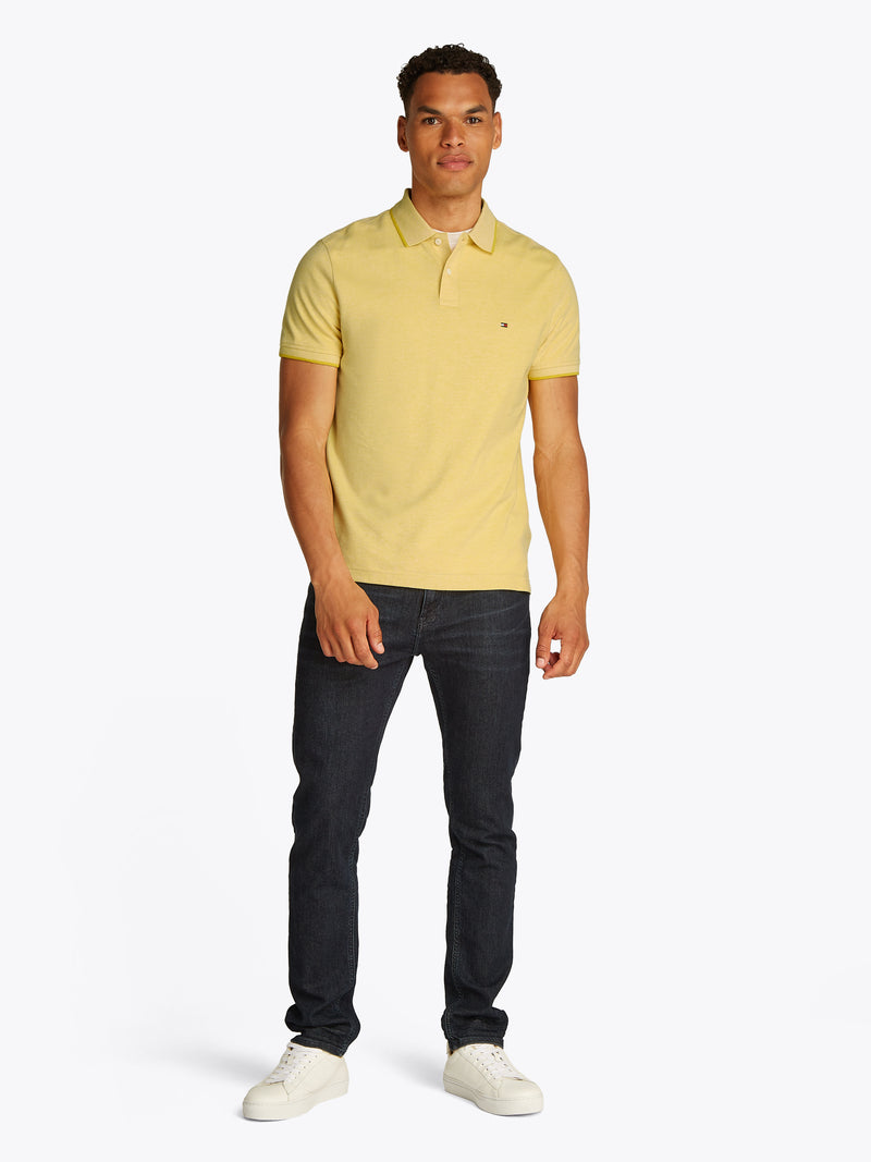 An image of the Tommy Hilfiger Oxford Two Tone Tipped Polo