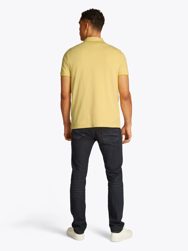 An image of the Tommy Hilfiger Oxford Two Tone Tipped Polo