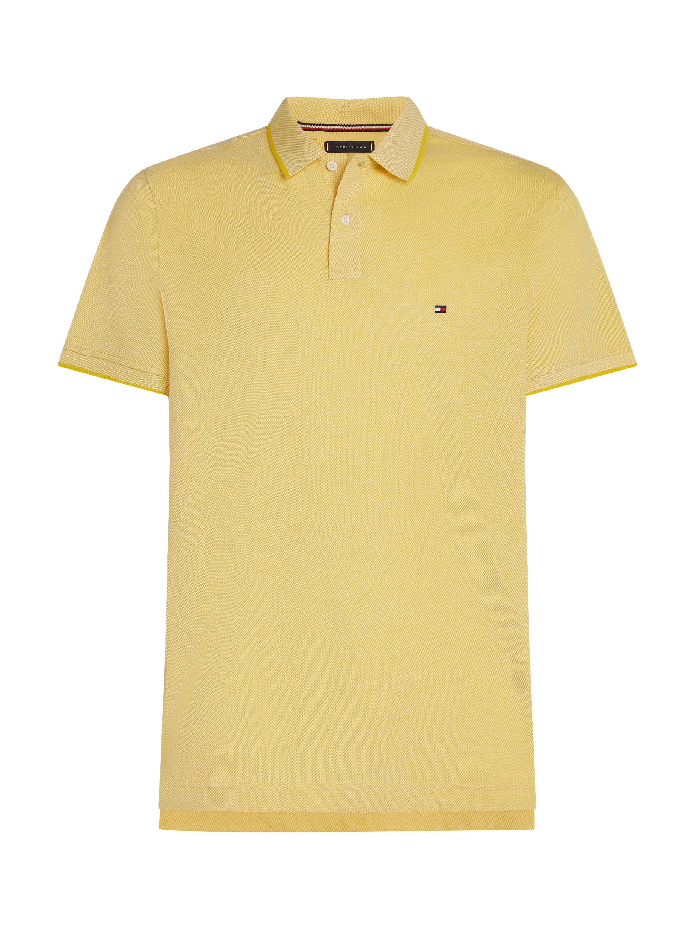 An image of the Tommy Hilfiger Oxford Two Tone Tipped Polo