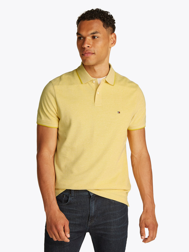 An image of the Tommy Hilfiger Oxford Two Tone Tipped Polo