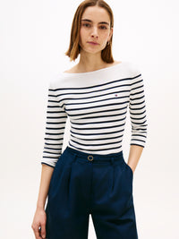 An image of the Tommy Hilfiger Slim Cody Boat Neck T-Shirt