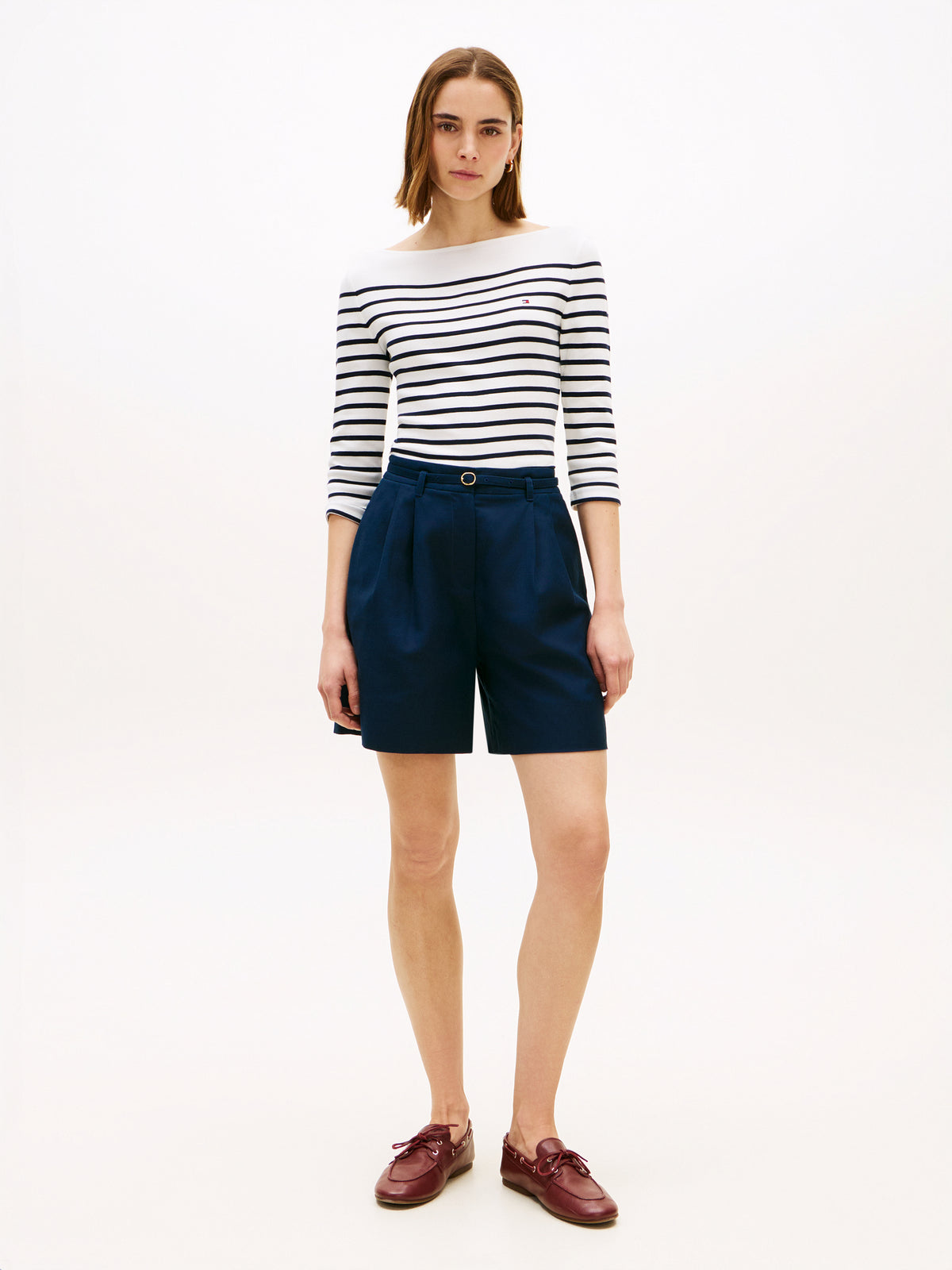 An image of the Tommy Hilfiger Slim Cody Boat Neck T-Shirt