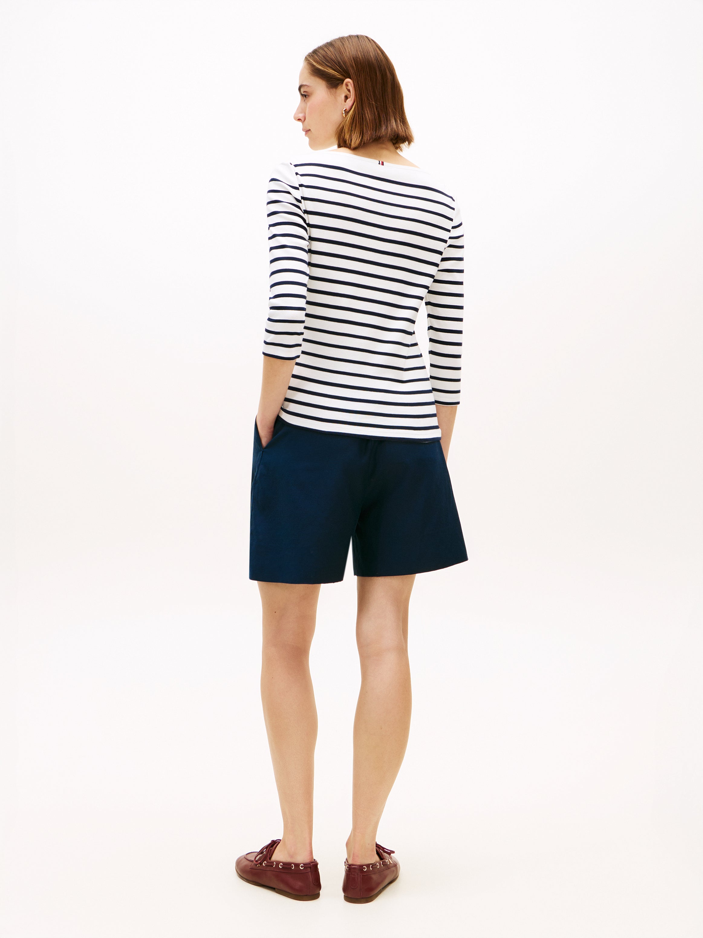 An image of the Tommy Hilfiger Slim Cody Boat Neck T-Shirt