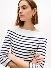 An image of the Tommy Hilfiger Slim Cody Boat Neck T-Shirt