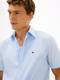 An image of the Tommy Hilfiger Flex Poplin Stripe Shirt