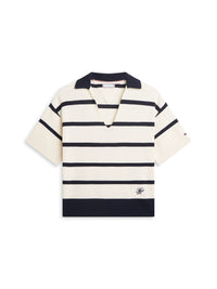 An image of the Tommy Hilfiger Premium Knit Relaxed Polo Jumper