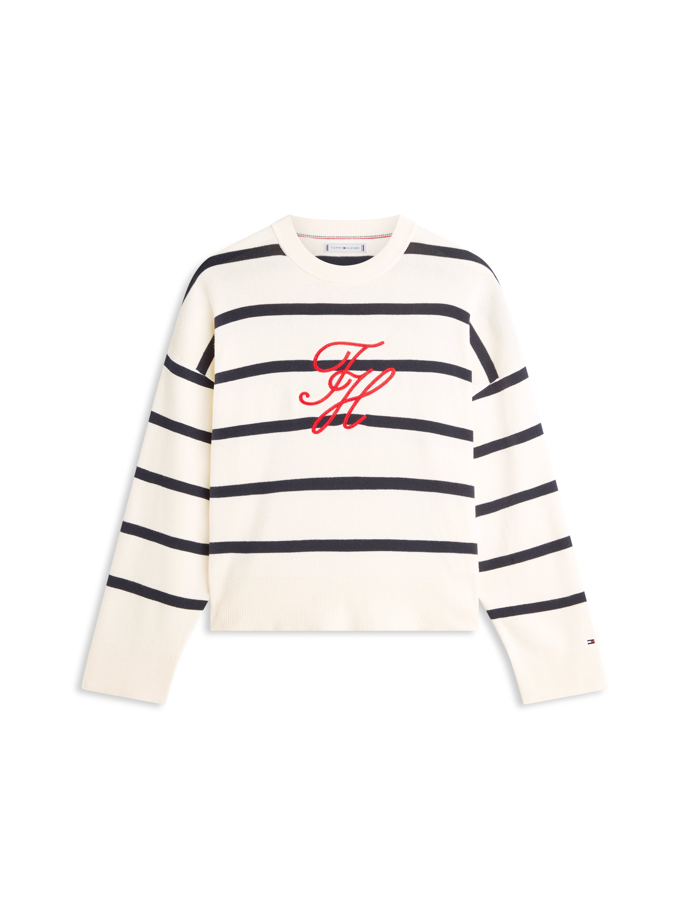 An image of the Tommy Hilfiger Full Needle Graphic Sweater