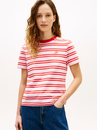 An image of the Tommy Hilfiger TH Script Crew Neck T-Shirt