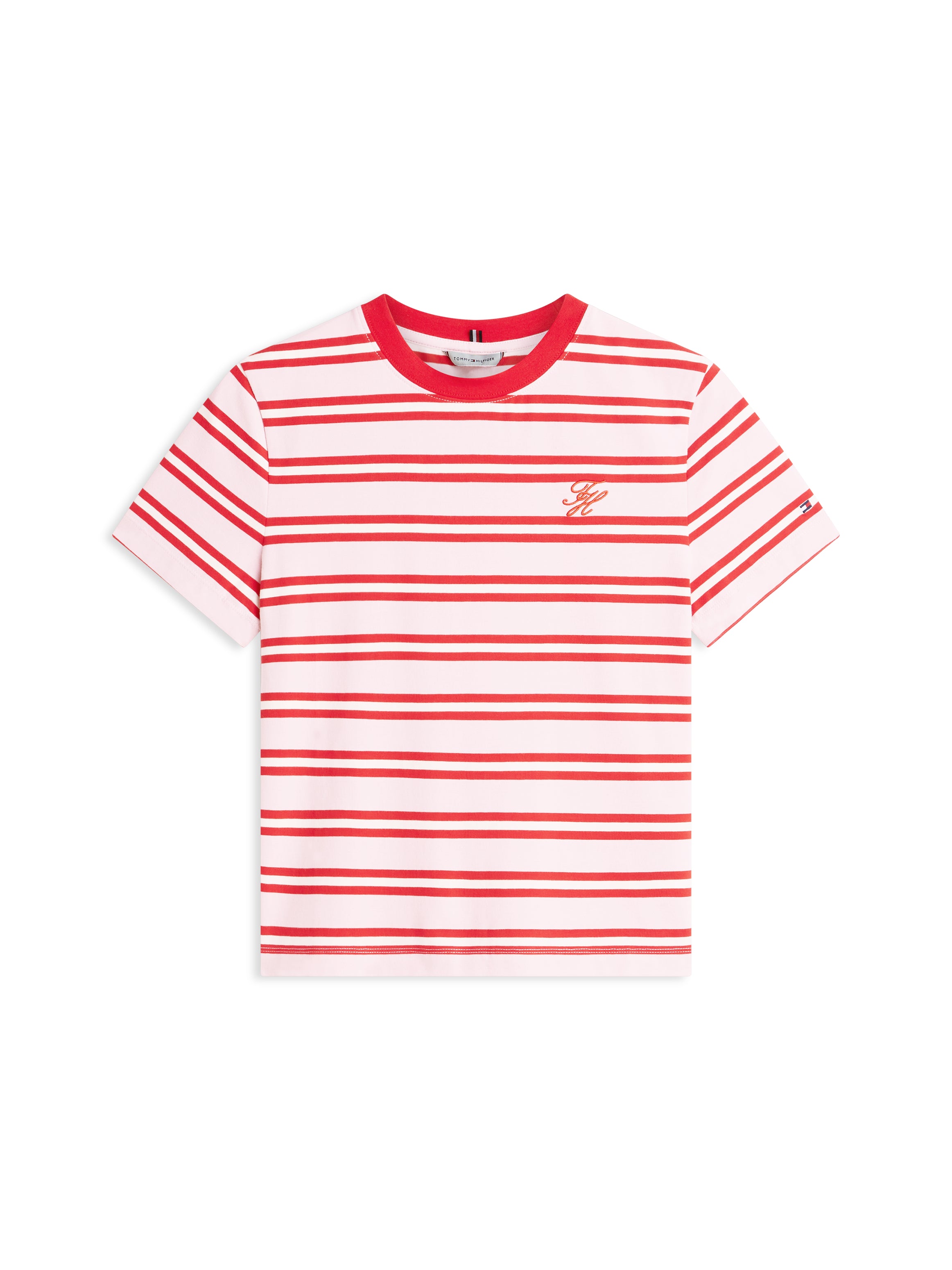 An image of the Tommy Hilfiger TH Script Crew Neck T-Shirt