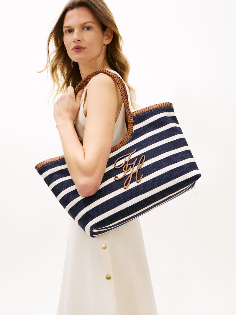 An image of the Tommy Hilfiger Summer Tote Stripe