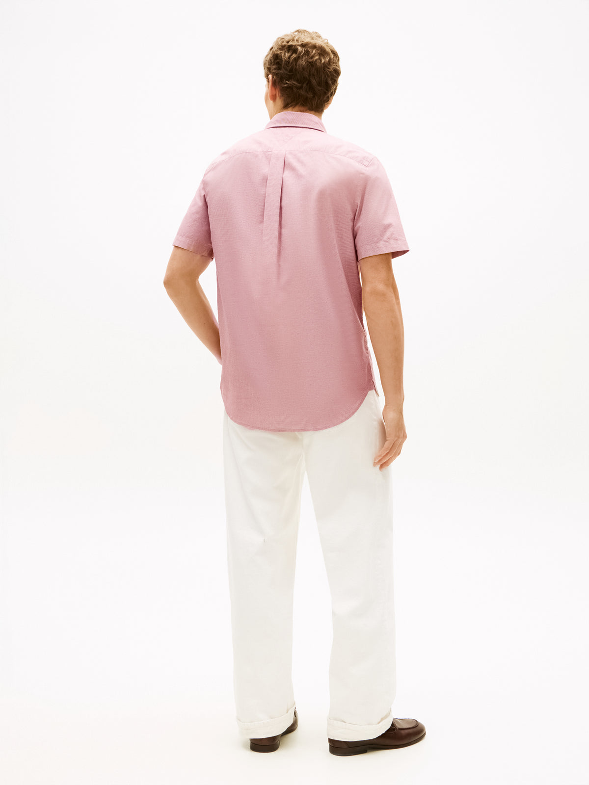 An image of the Tommy Hilfiger Flex Poplin Houndstooth Shirt