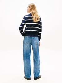 An image of the Tommy Hilfiger Premium Knit Gold-Tone Button Cardigan
