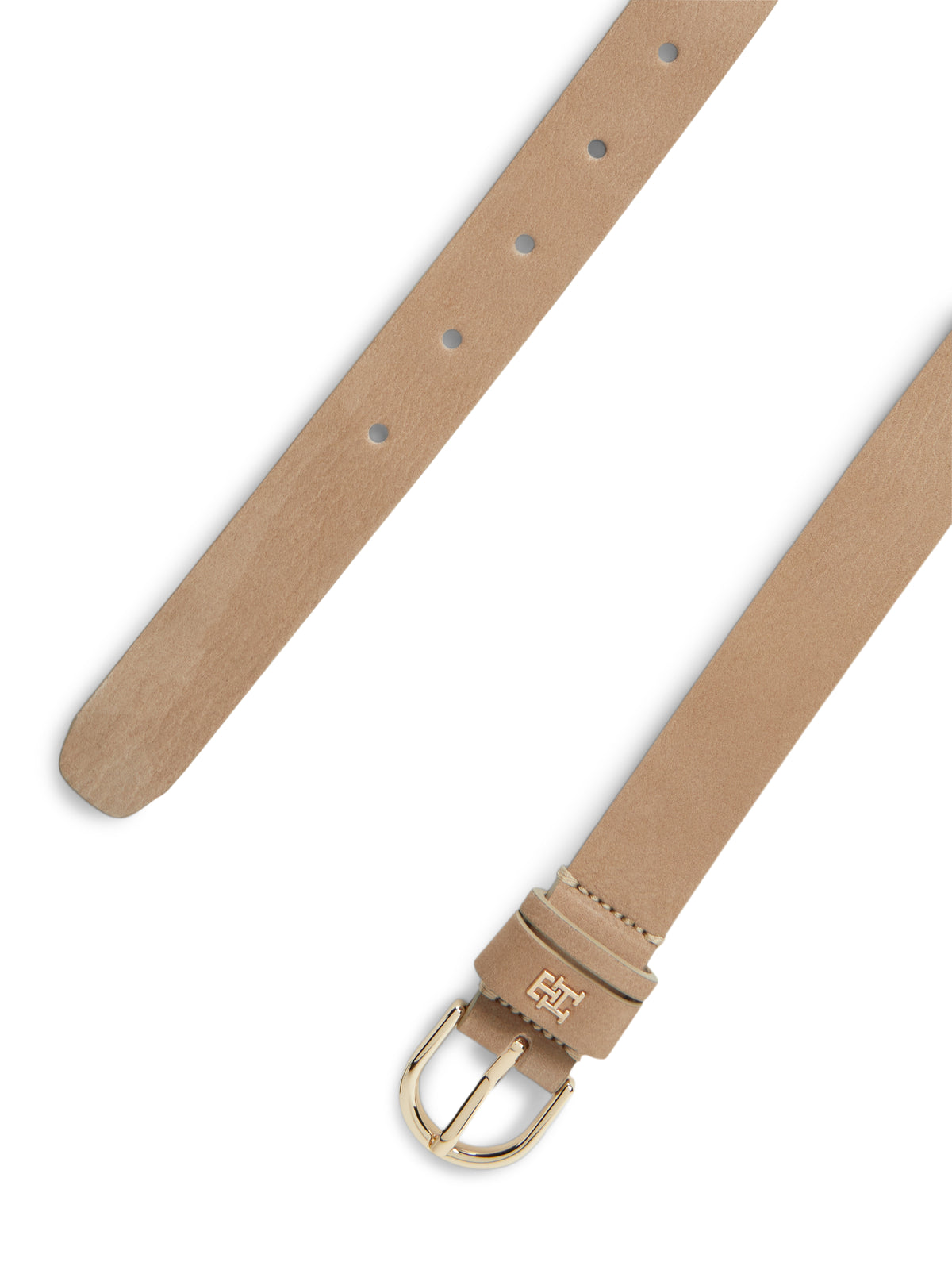 An image of the Tommy Hilfiger Essential TH Monogram Leather Belt