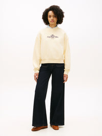 An image of the Tommy Hilfiger Varsity Crest Terry Sweatshirt