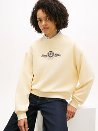 An image of the Tommy Hilfiger Varsity Crest Terry Sweatshirt