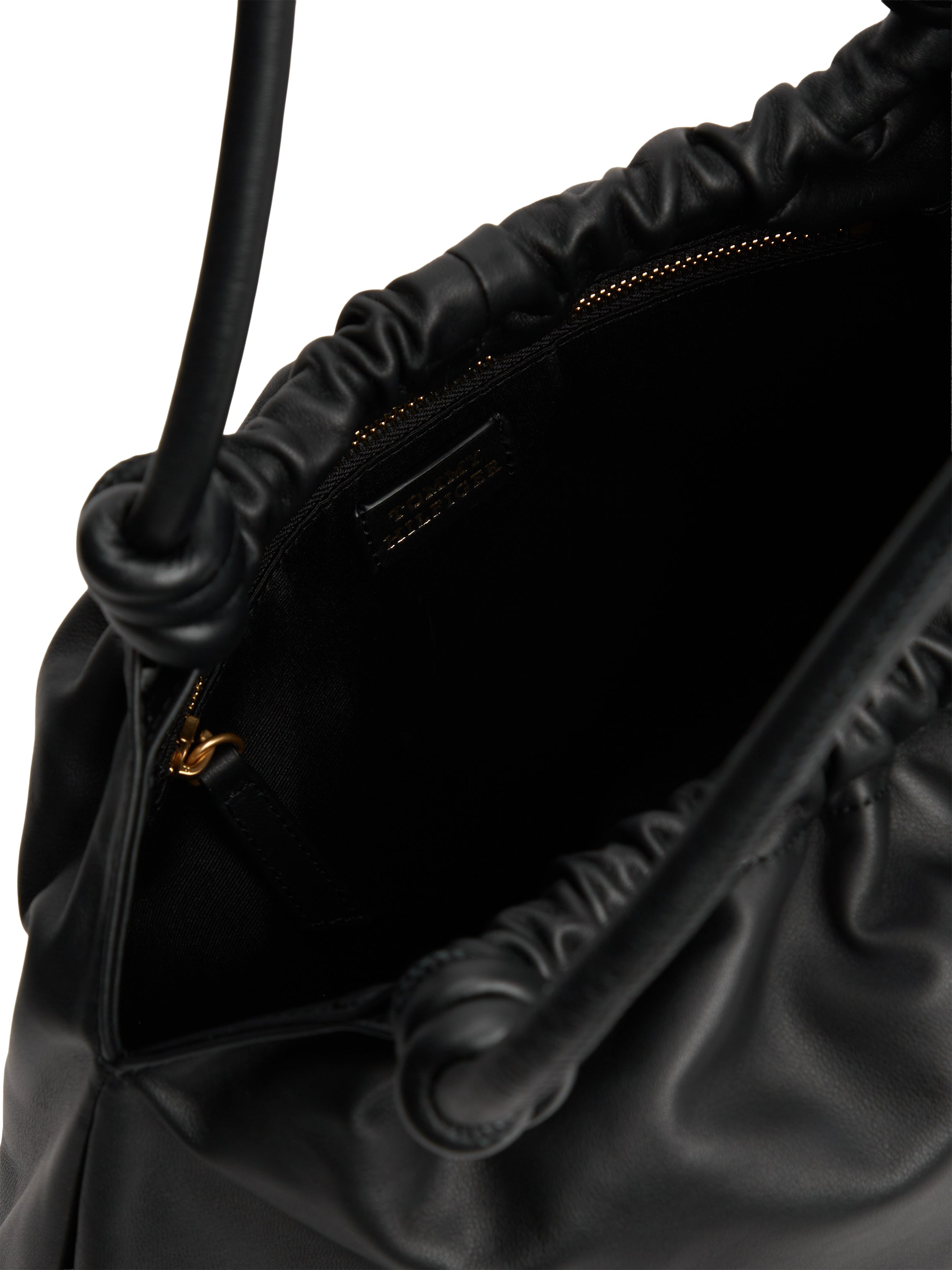 An image of the Tommy Hilfiger Soft Leather Hobo Bag