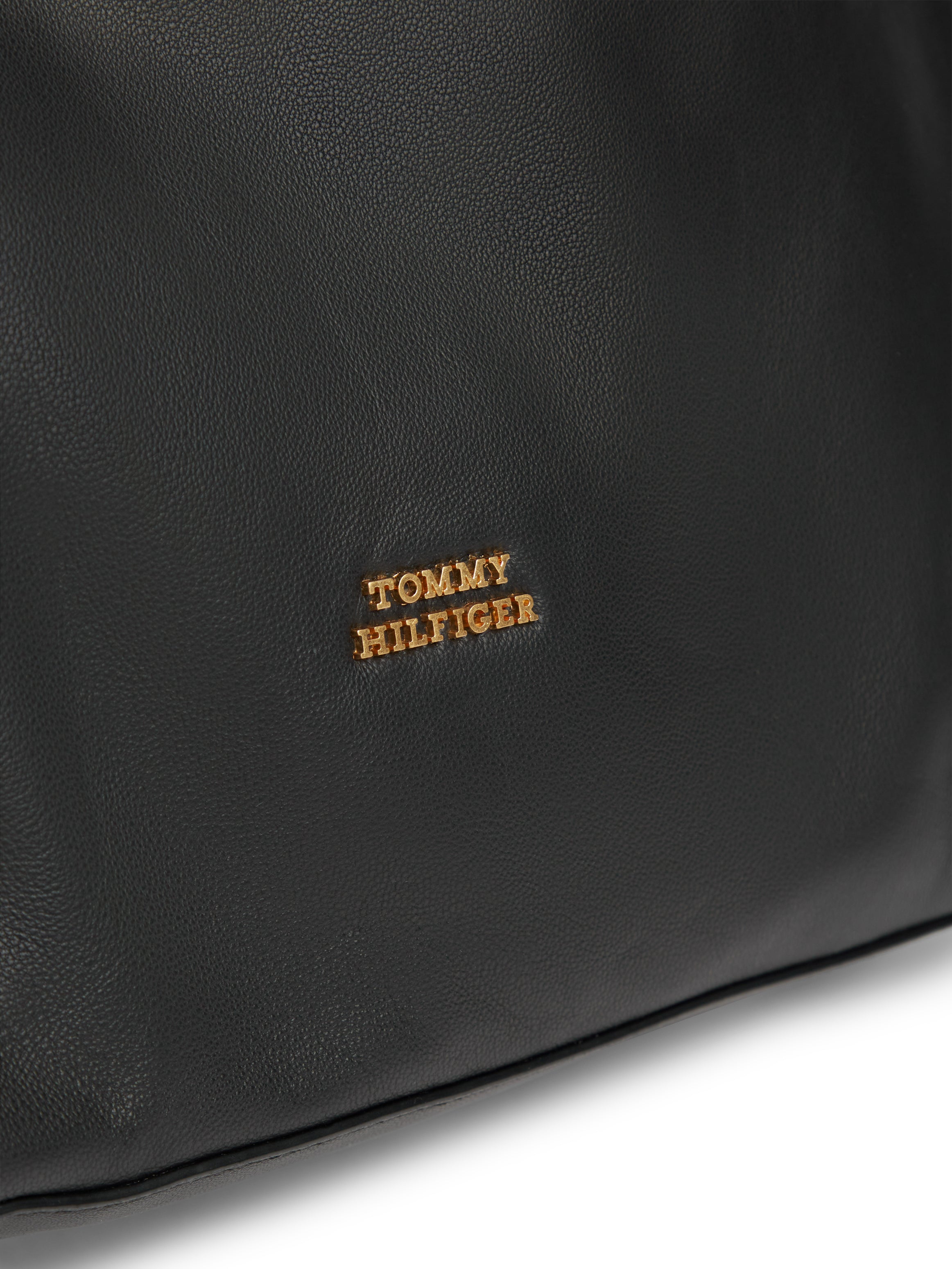 An image of the Tommy Hilfiger Soft Leather Hobo Bag