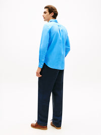 An image of the Tommy Hilfiger Linen Blend Solid Shirt