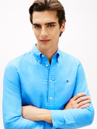 An image of the Tommy Hilfiger Linen Blend Solid Shirt