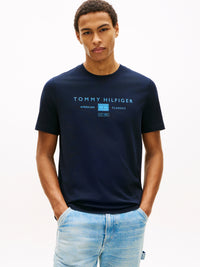 An image of the Tommy Hilfiger Brand Love Mono Stack Tee