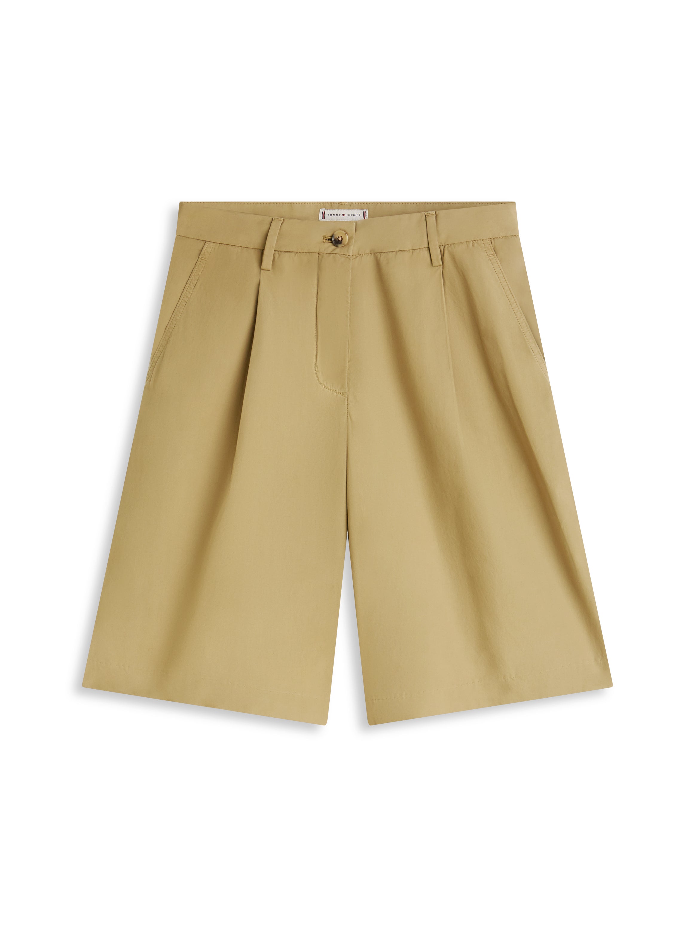 Washed Cotton Pleated Short
